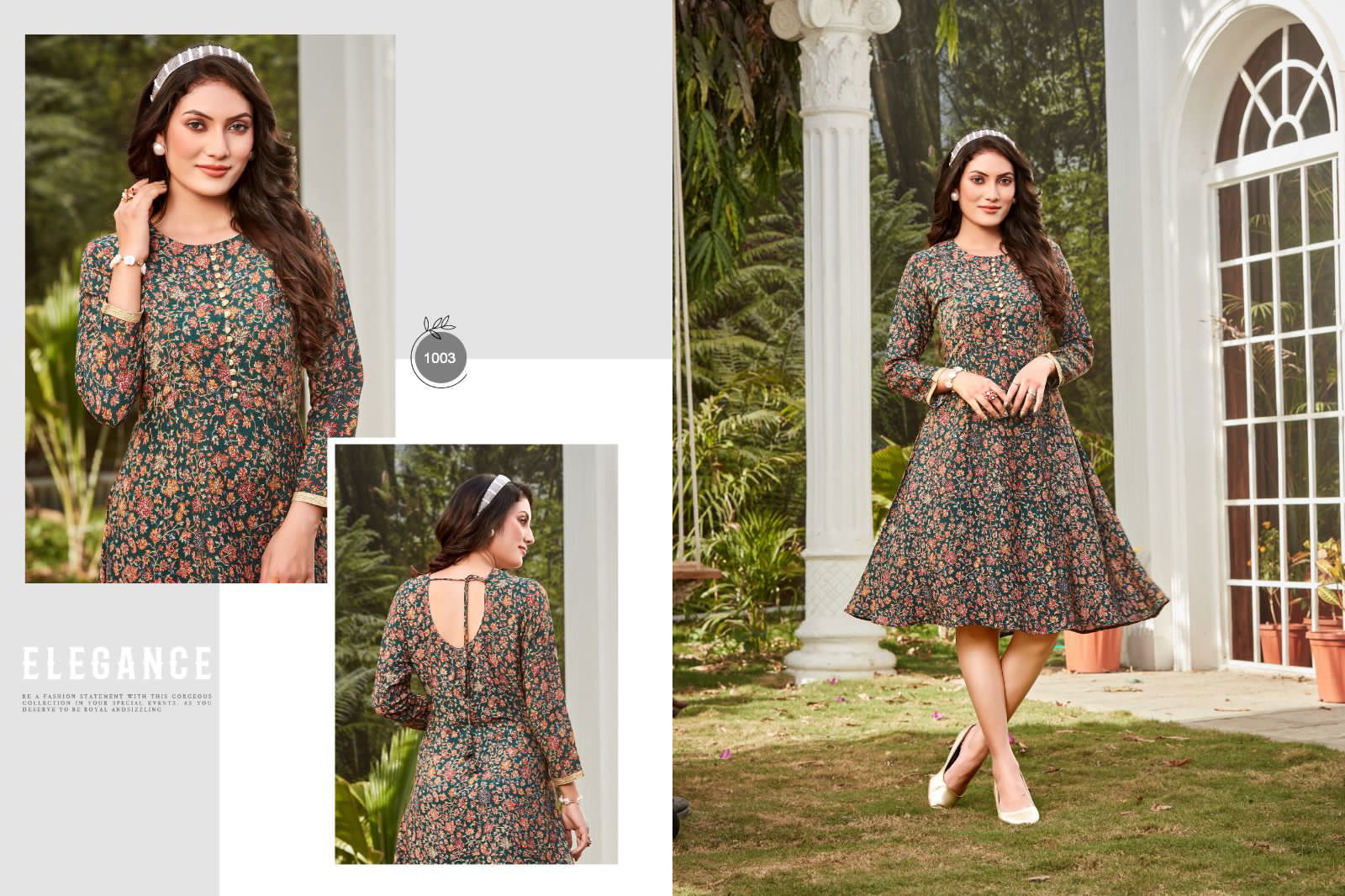 Dollar By Poonam Printed Party Wear Kurtis Catalog